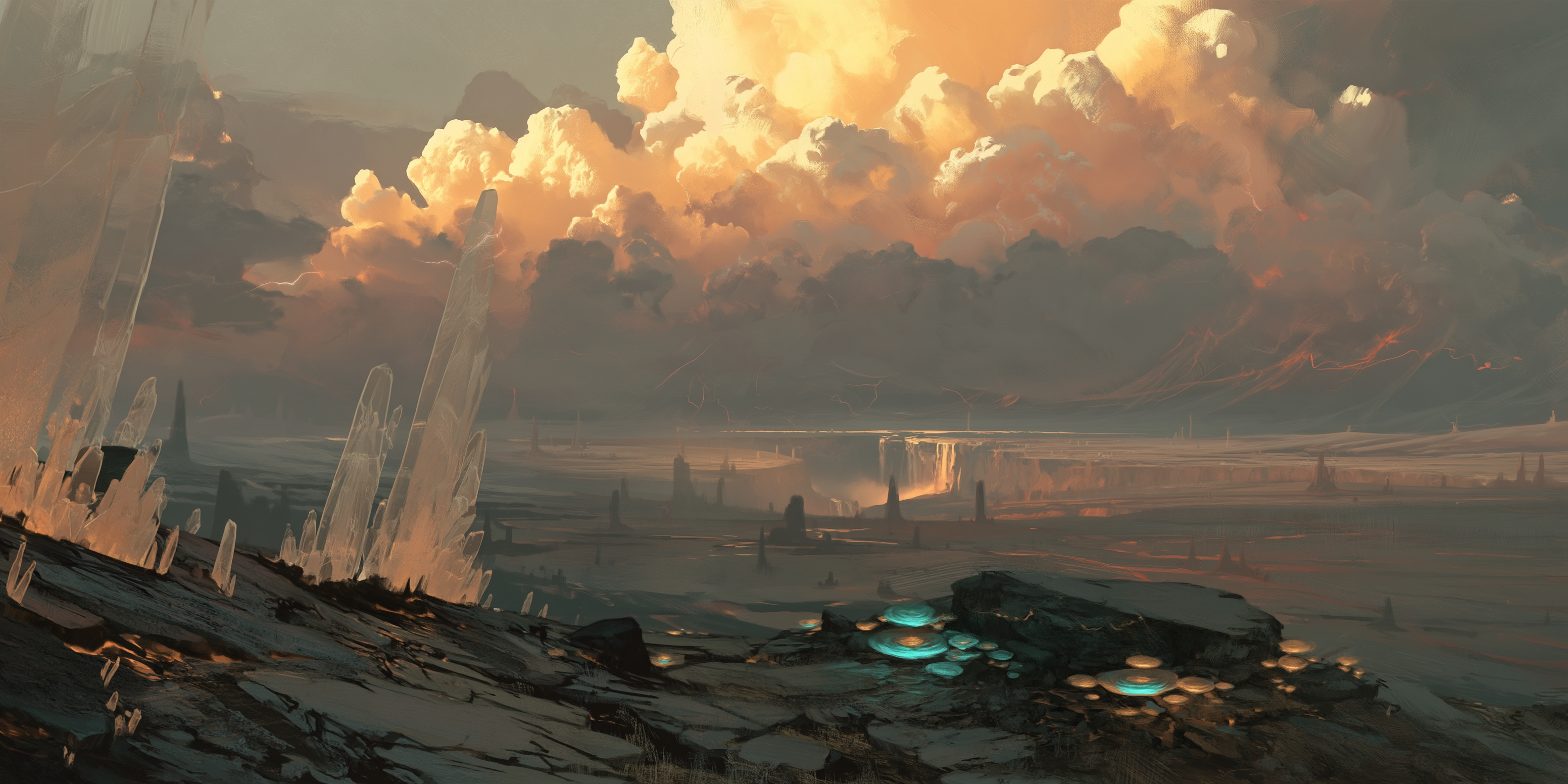 One God Going Mad - a fragmented deity in cosmic dissolution